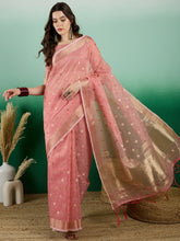 Womens Fashion Ethnic Peach Color Sarees-MLSHWSA1444PCH0ONE